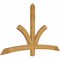 Ekena Millwork Davenport Rough Sawn Timber Gable Bracket, Western Red Cedar, 72"W x 42"H x 2"D x 4"F, 14/12 Pitch GBW072X42X0204DAV00RWR - alternate 3